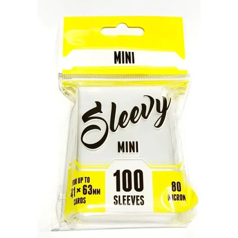 Sleevy MINI - klara (100 sleeves for 41x63 mm cards) | Kampanjpris