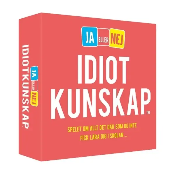 Ny produkt - Idiotkunskap Ja eller Nej