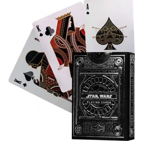 Prissänkt | Star Wars Silver Dark Theory11 Playing Cards