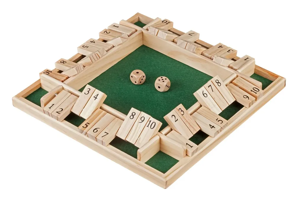 Shut The Box, 10 numbers, variant 4, (3283) - Mycket populär