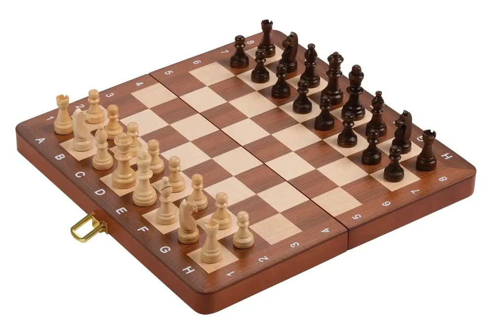 Chess cassette De Luxe, travel, field 30 mm, with numbers and letters (2711) | Toppsäljare
