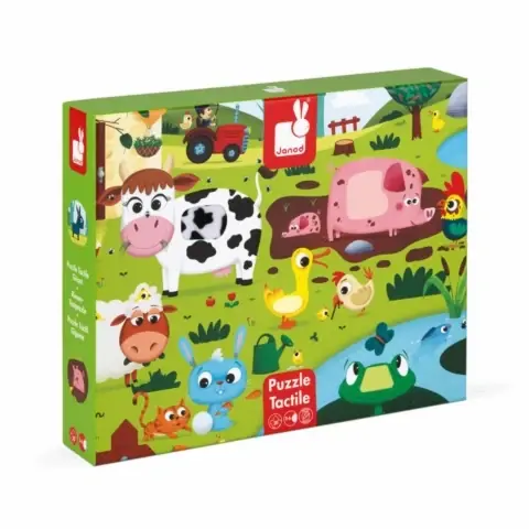 Favorit hos kunderna - Tactile Puzzle Farm Animals (20 pieces)