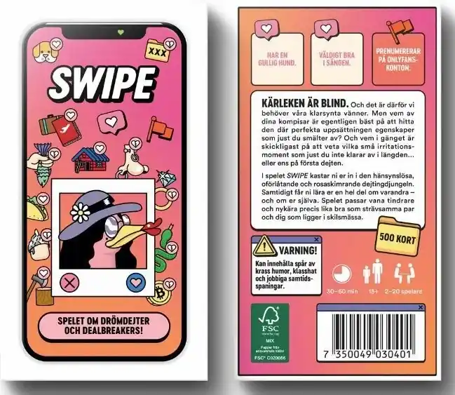 SWIPE - Spelet om drömdejter och dealbreakers! - Bra pris