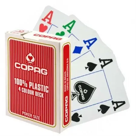 Nytt i sortimentet - Copag 4 Colour Poker Cards 100 Plastic Rod