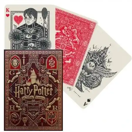 Skaffa nu - Harry Potter Gryffindor Red Theory11 Playing Cards