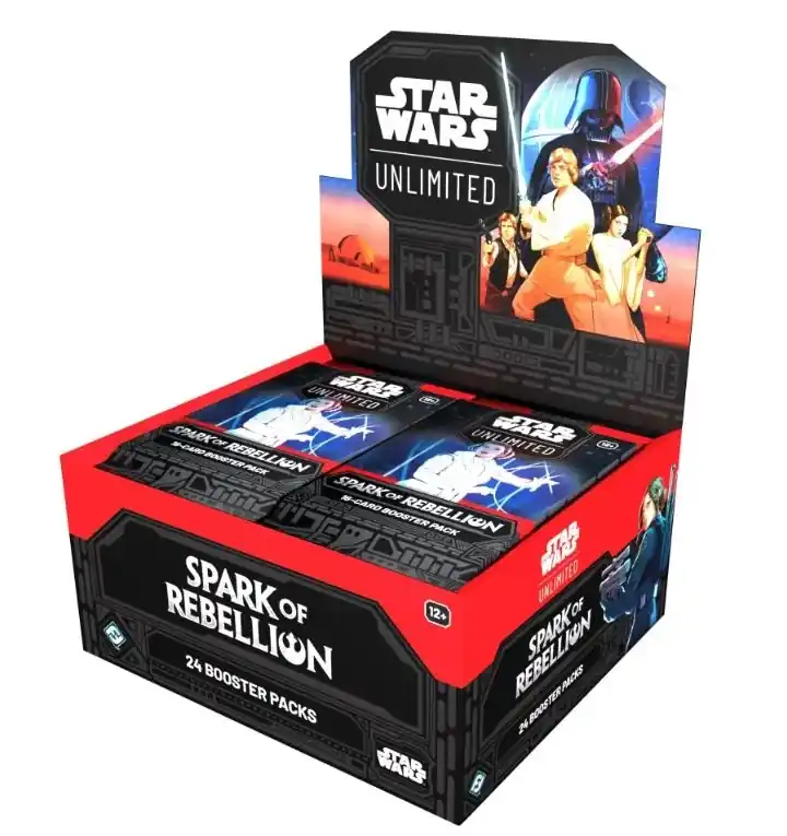 FFG - Star Wars Unlimited - Spark of Rebellion Booster Display (24 Booster) | Premium