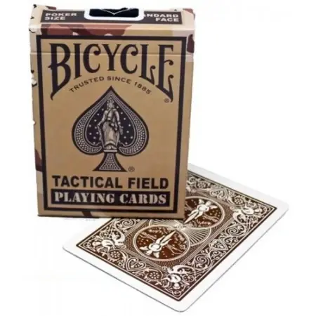 Bicycle Tactical Field brown playing cards | Rabatt