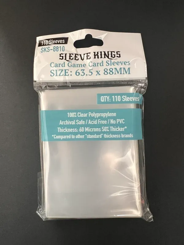 Kanonpris | Sleeve Kings - Standard Card Game Card Sleeves, 63,5x88mm (110)