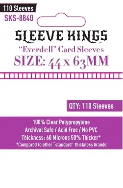 Sleeve Kings - Everdell Mini Compatible Sleeves, 44x63mm (110) - Köp idag