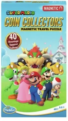 Super Mario Coin Collector Magnetiskt Rese Pussel - Nytt lägre pris