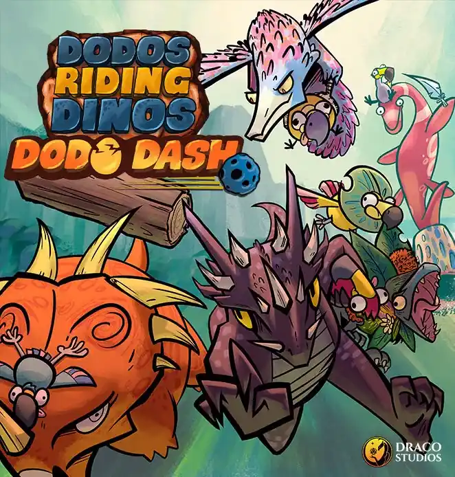 Snabb leverans - Dodos Riding Dinosaurs Dodo Dash