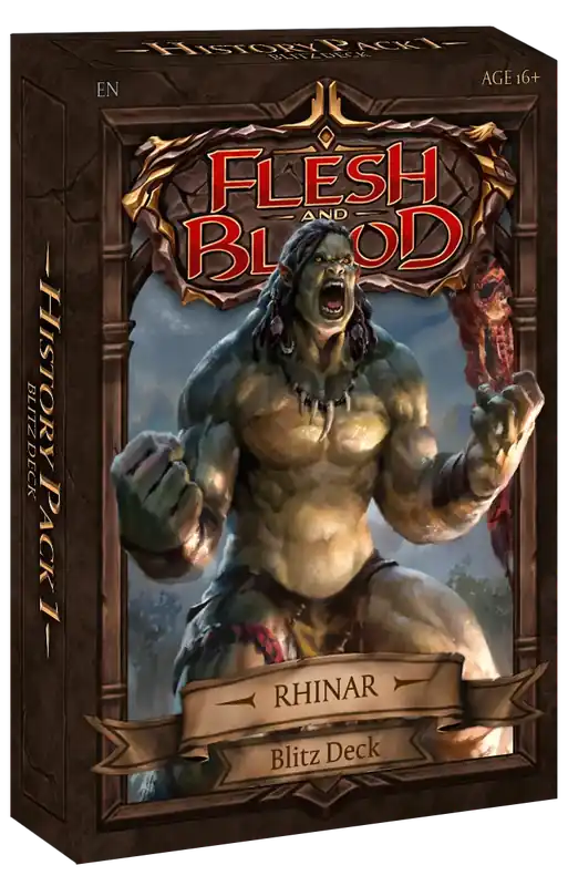 Kanonpris - Flesh and Blood TCG History Pack 1 Blitz Deck - Rhinar