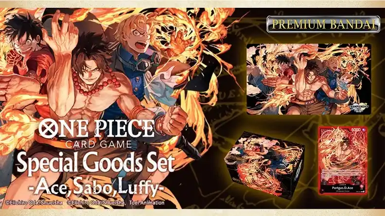 Spara nu | One Piece Card Game Special Goods Set - Ace/Sabo/Luffy