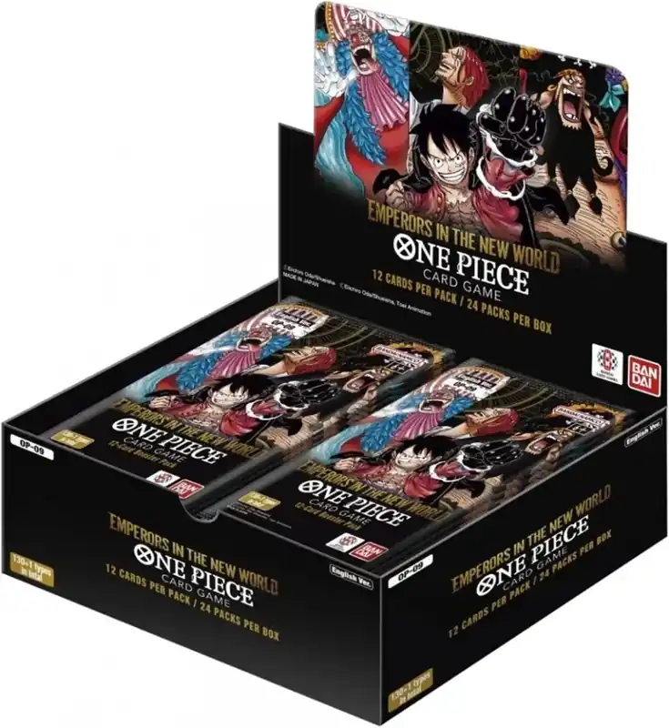 Klar att skickas | One Piece Card Game - OP09 - Emperors in the new world- Booster Display (24 Packs)