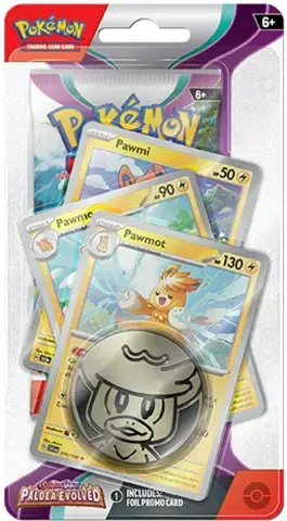 Pokémon TCG - Scarlet & Violet Paldea Evolved Premium Checklane Blister - Pawmot | Premium