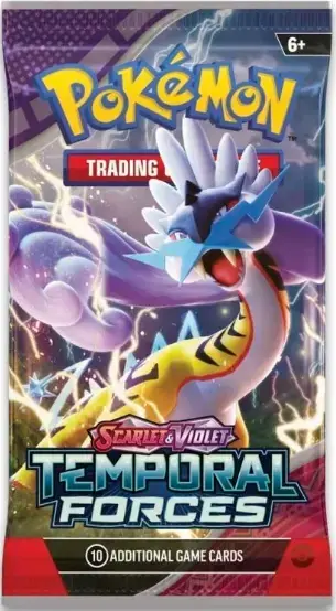 Scarlet & Violet 5 Temporal Forces Booster - Professionell kvalitet