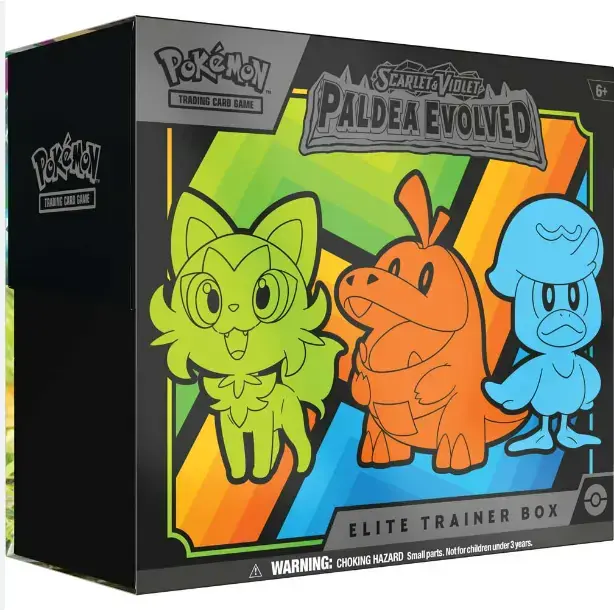 Spara mer | The Pokémon TCG Scarlet & Violet 2 - Paldea Evolved Elite Trainer Box