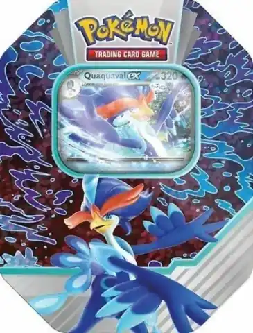 Pokémon Paldea Partners EX Tin Fall 23 - Quaquaval - Spara nu