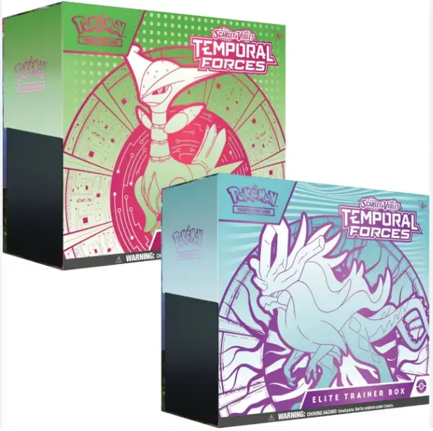 The Pokémon TCG Scarlet & Violet 5 Temporal Forces Elite Trainer Box - Sista chansen
