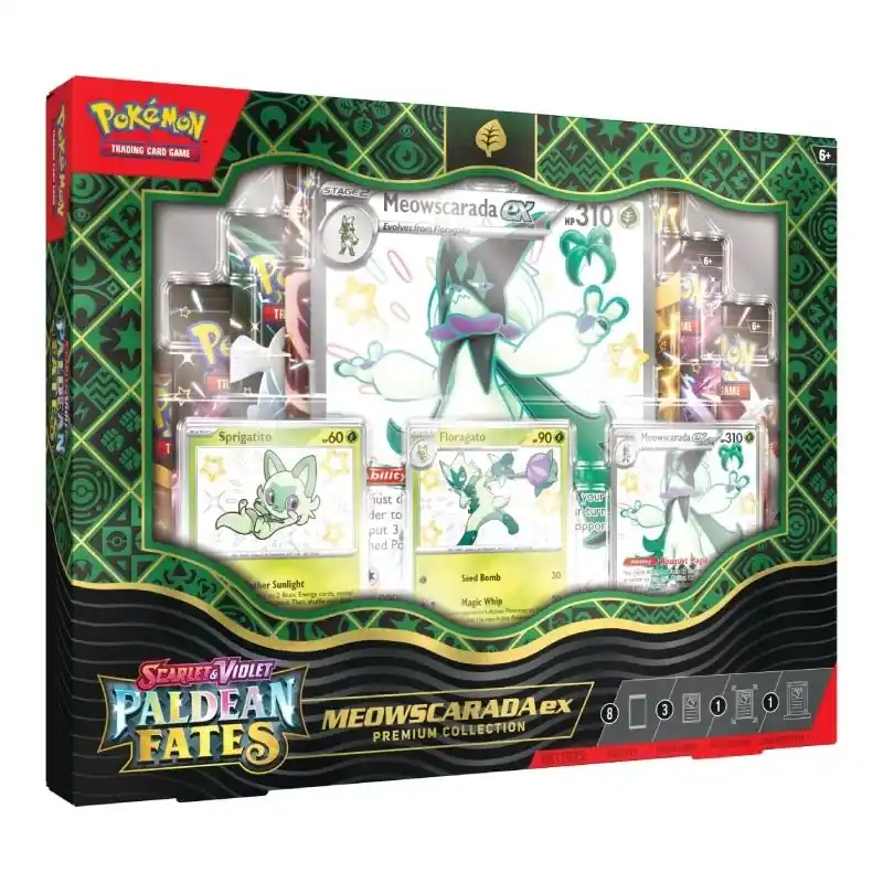 Gratis retur - Pokémon TCG Scarlet & Violet - Paldean Fates Premium Collection Meowscarada ex