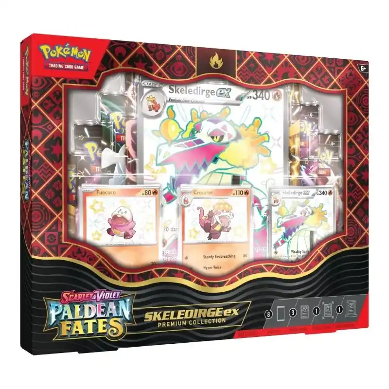 Pokémon TCG Scarlet & Violet - Paldean Fates Premium Collection Skeledirge ex | Nyhet