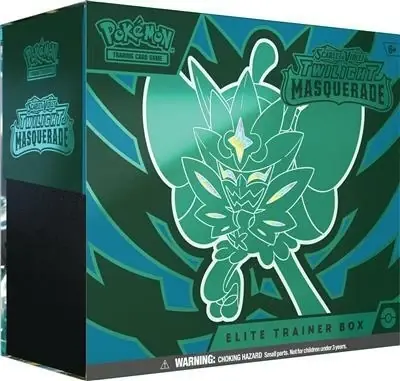 The Pokémon TCG Scarlet & Violet 6 Twilight Masquerade Elite Trainer Box | Bästa pris