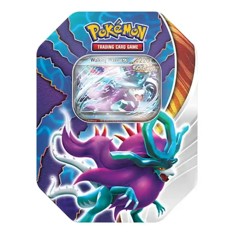 The Pokémon TCG Paradox Clash Tin - Walking Wake ex - Precis lanserat