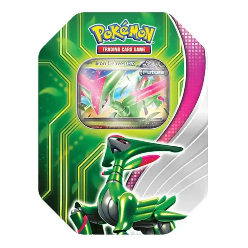 The Pokémon TCG Paradox Clash Tin - Iron Leaves ex - Spara nu