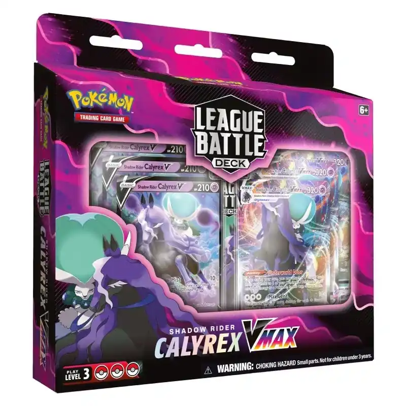 The Pokémon TCG Calyrex Shadow Rider League Battle Deck | Direkt från tillverkaren