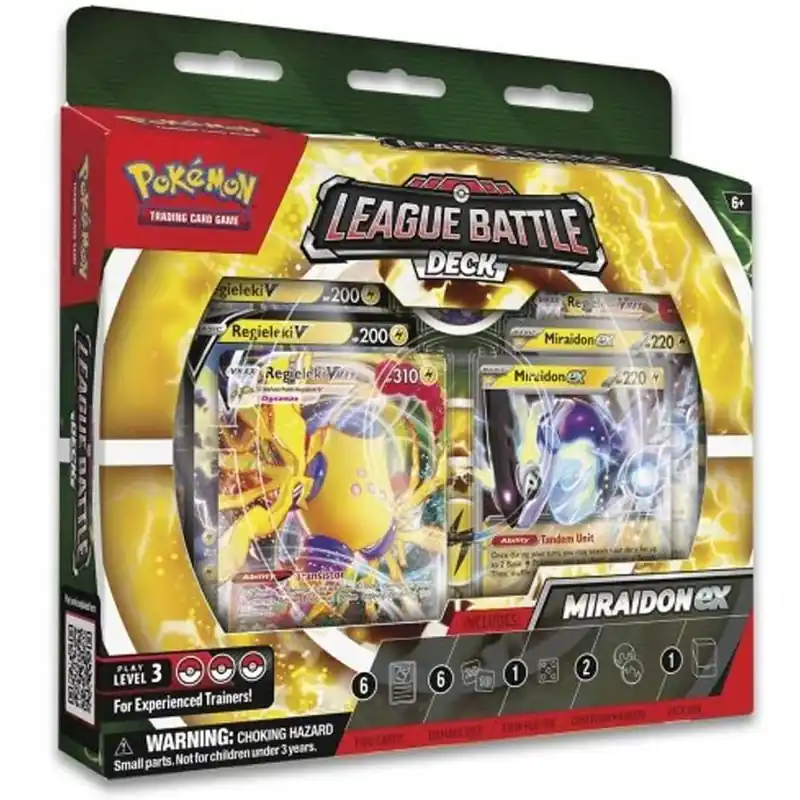 The Pokémon TCG Miraidon ex League Battle Deck - Endast denna vecka