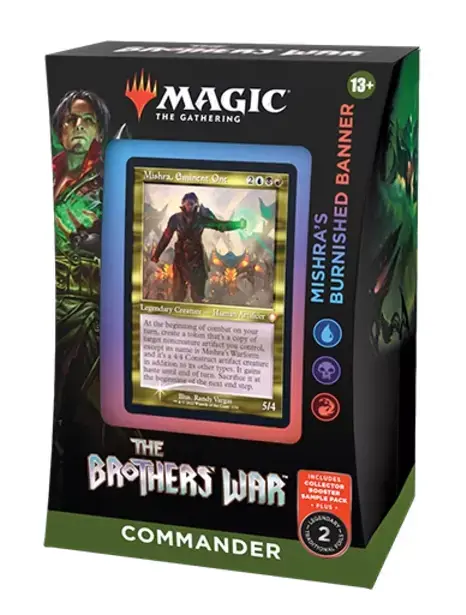Favorit hos kunderna - The Brothers‘ War Commander Deck Mishra‘s Burnished Banner