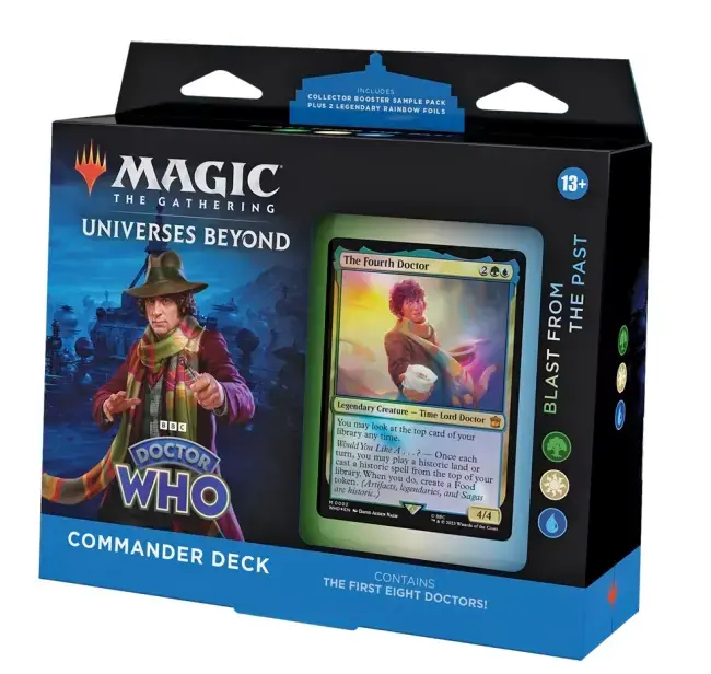 Magic The Gathering Doctor Who Commander Decks Blast From The Past Magic The Gathering | Nästan slut