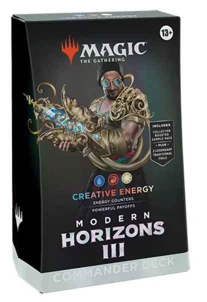 Gratis retur | Modern Horizons 3 Commander Deck Creative Energy Magic The Gathering