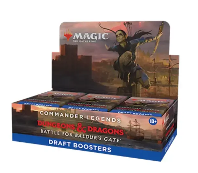 Commander Legends Battle for Baldur‘s Gate Draft Booster Display - Mycket populär