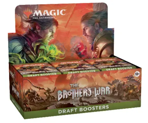 Magic The Gathering - The Brothers‘ War Draft Booster Display (36 Packs) - Expressleverans