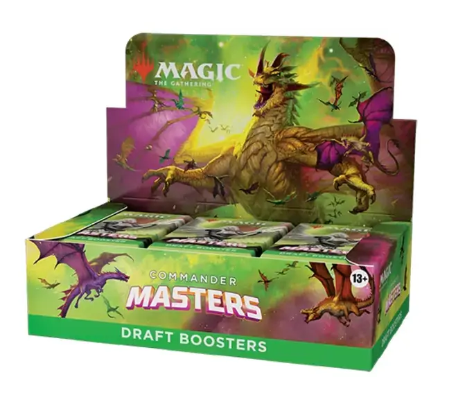 Kanonerbjudande - Commander Masters Draft Booster Display