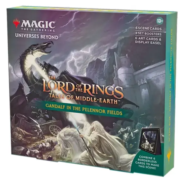 Kampanjen går snart ut - The Lord of the Rings Tales of Middle-Earth Scene Box - Gandalf In Pellenor Fields