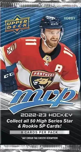 Favorit - 2022-23 Upper Deck NHL MVP Hobby Pack