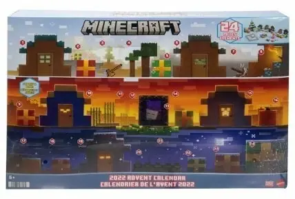 Minecraft Mob Head Minis 2022 Advents calendar (Julkalender) | Rea