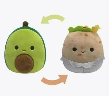 Beställ direkt - Leksakshallen - Squishmallows Plush Flip-A-Mallow (11cm) Austin & Bernardo