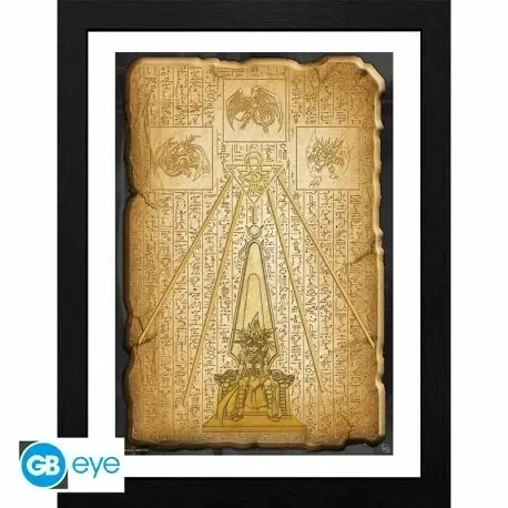 Favorit hos kunderna - YU-GI-OH! - Framed print "Egyptian Tablet" (30x40 cm)