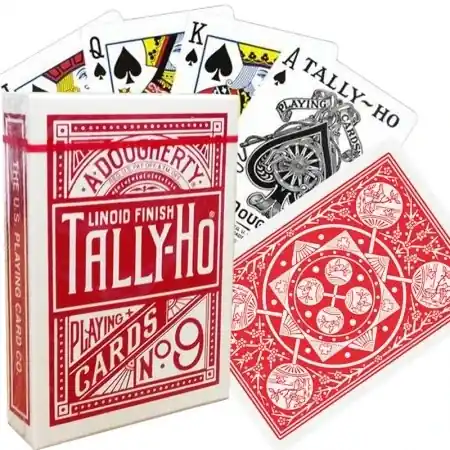 Köp direkt - Tally-Ho Fan back cards (Red)