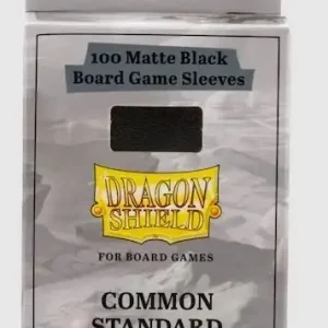(63x88mm) Board Game Sleeves - Standard Black Sleeves - Nytt i webbutiken