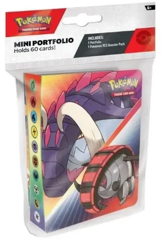 Pokémon TCG - Scarlet & Violet Temporal Forces Mini Portfolio plus 1 Booster - Nytt lägre pris