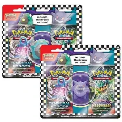Bästa pris - Pokémon TCG Back to School - 2 Booster Packs & Eraser