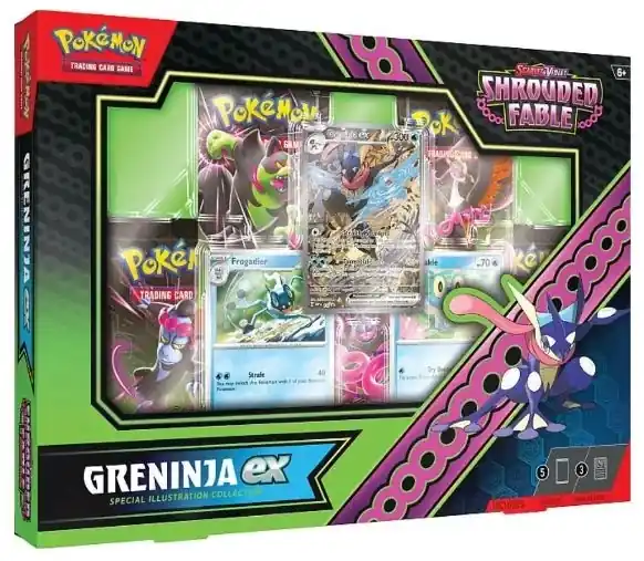 Pokémon TCG Scarlet & Violet 6.5 - Shrouded Fable Greninja ex Special Illustration Collection - Favorit hos kunderna
