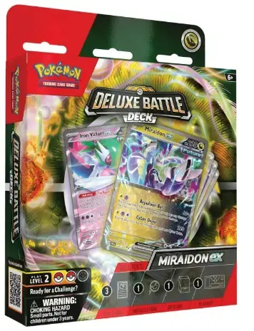 The Pokémon TCG Deluxe Battle Deck Miraidon ex - Extra bra pris