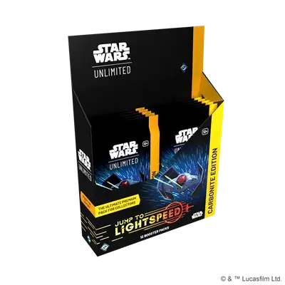 Star Wars Unlimited - Jump to Lightspeed Carbonite Booster Display (12 Booster) | Storsäljare