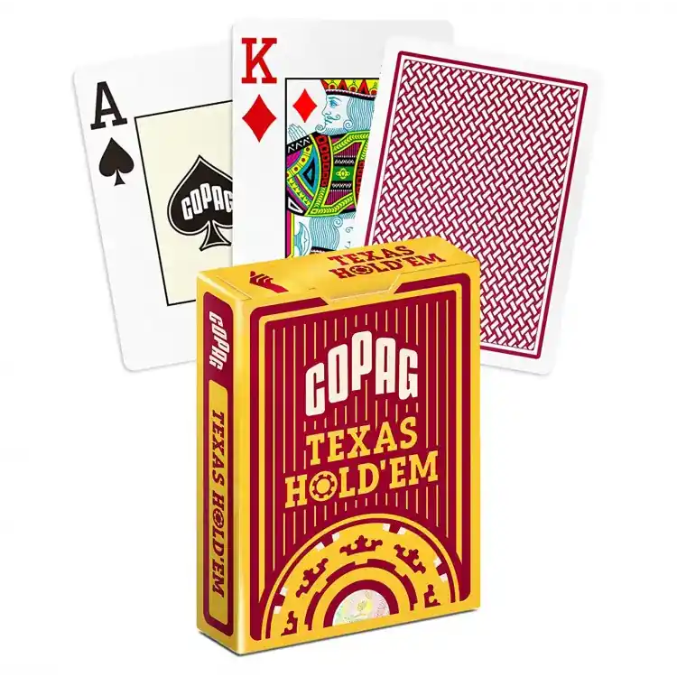 Copag Texas Hold‘em poker cards (Red) | Bästa pris