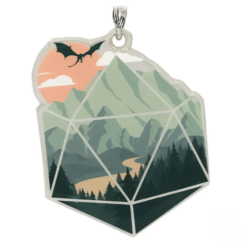 Kampanjen går snart ut | A D20 Scene Keychain